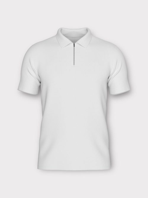 Bela polo majica