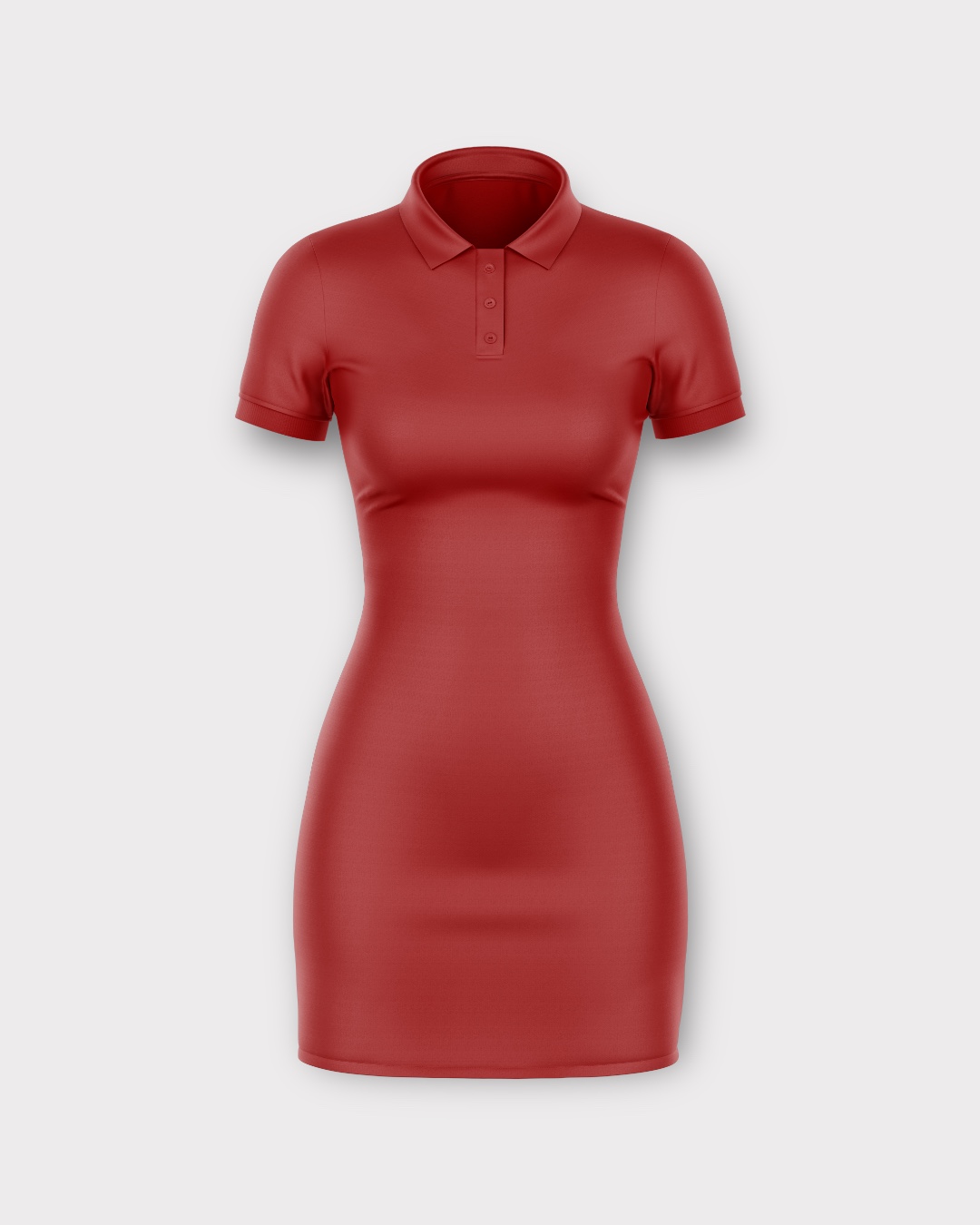 Crvena polo haljina